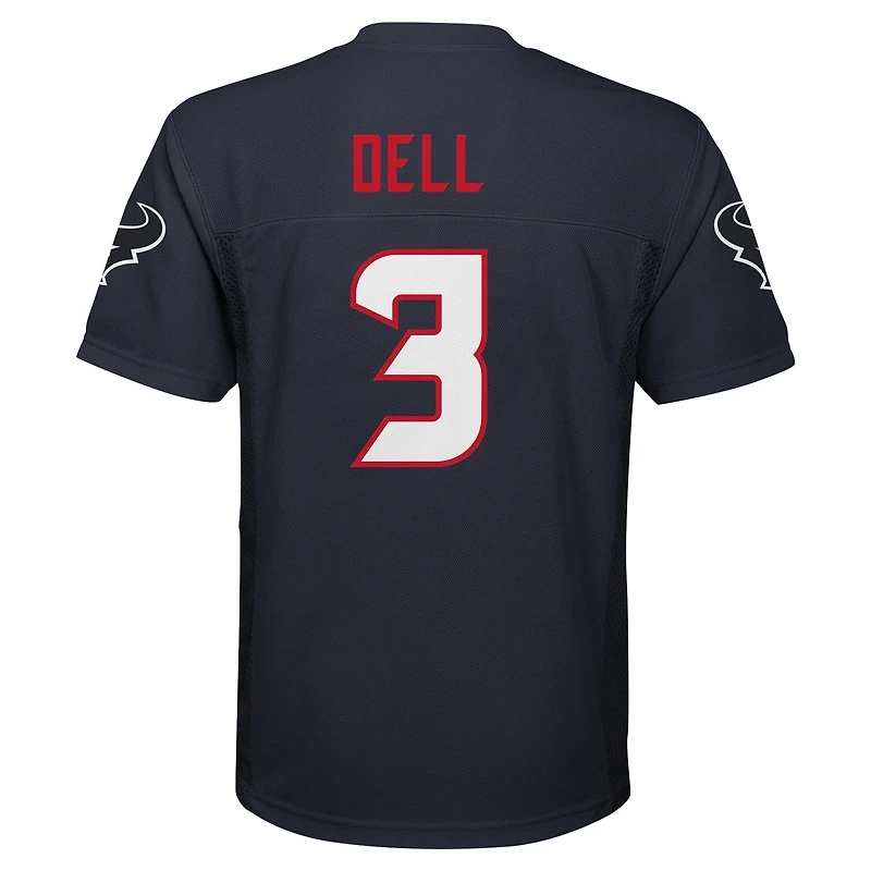 Youth Tank Dell Navy Houston Texans Replica Player Jersey