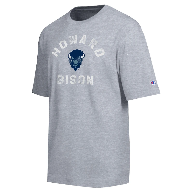 T-shirt d'équipe Howard Bison vieilli, gris chiné, pour homme