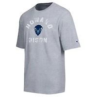 T-shirt d'équipe Howard Bison vieilli, gris chiné, pour homme