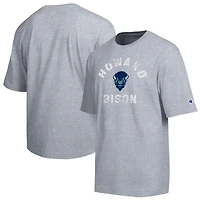 T-shirt d'équipe Howard Bison vieilli, gris chiné, pour homme