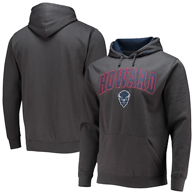 Sweat à capuche Colosseum Charcoal Howard Bison Arch & Logo pour homme