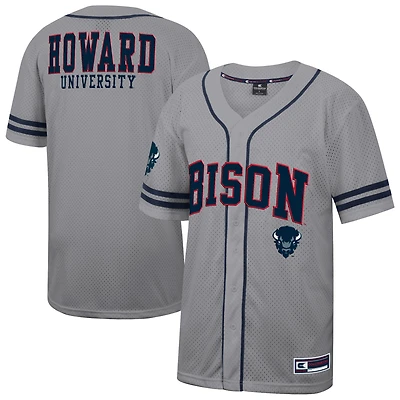 Maillot de baseball Howard Bison Free Spirited gris Colosseum pour homme