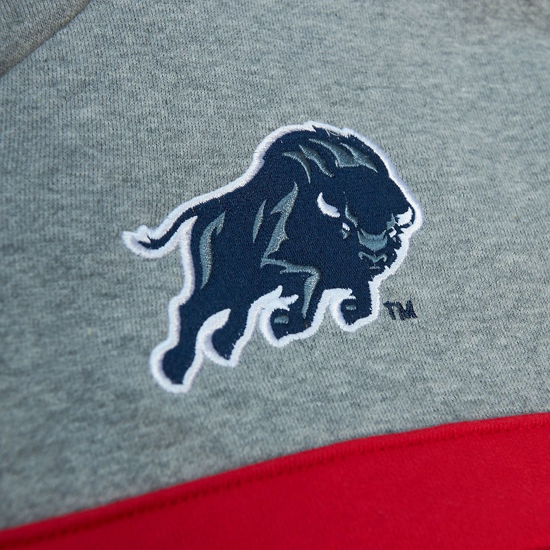 Men's Mitchell & Ness Navy Howard Bison Head Coach Pullover Hoodie