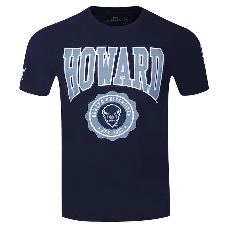T-shirt Pro Standard bleu marine Howard Bison Crest pour hommes