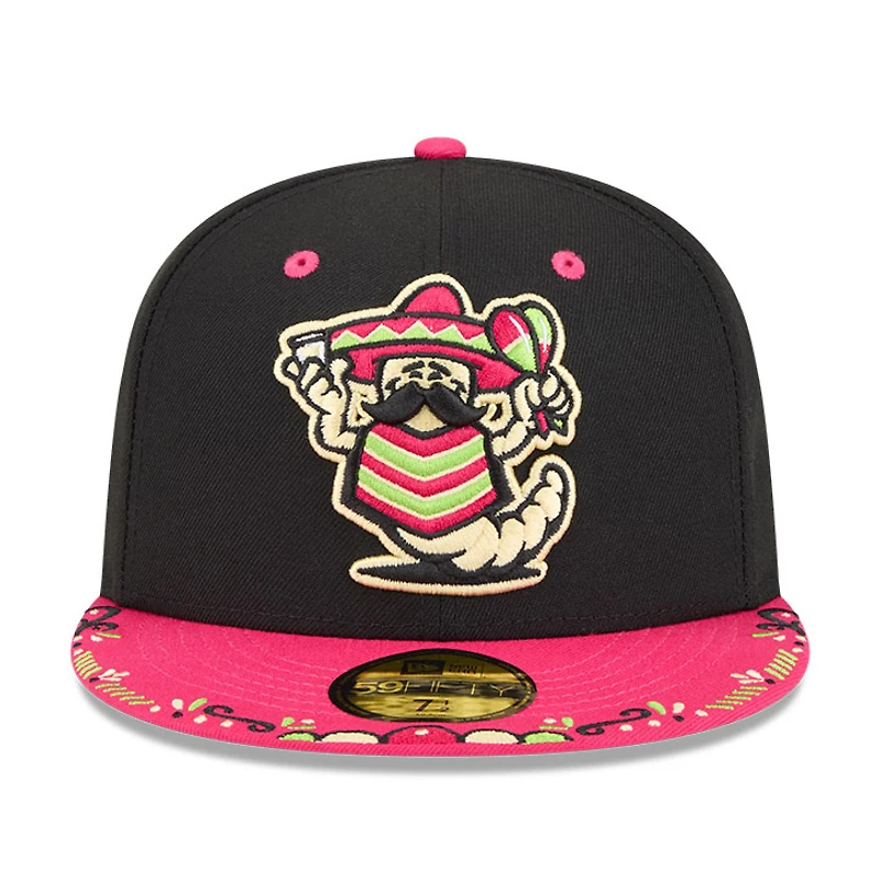 Men's New Era  Black/Pink Hub City Spartanburgers 2026 Copa De La Diversion 59FIFTY Fitted Hat