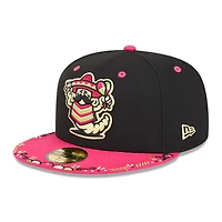 Casquette ajustée New Era Hub City Spartanburgers 2026 Copa De La Diversion 59FIFTY pour homme, noire et rose