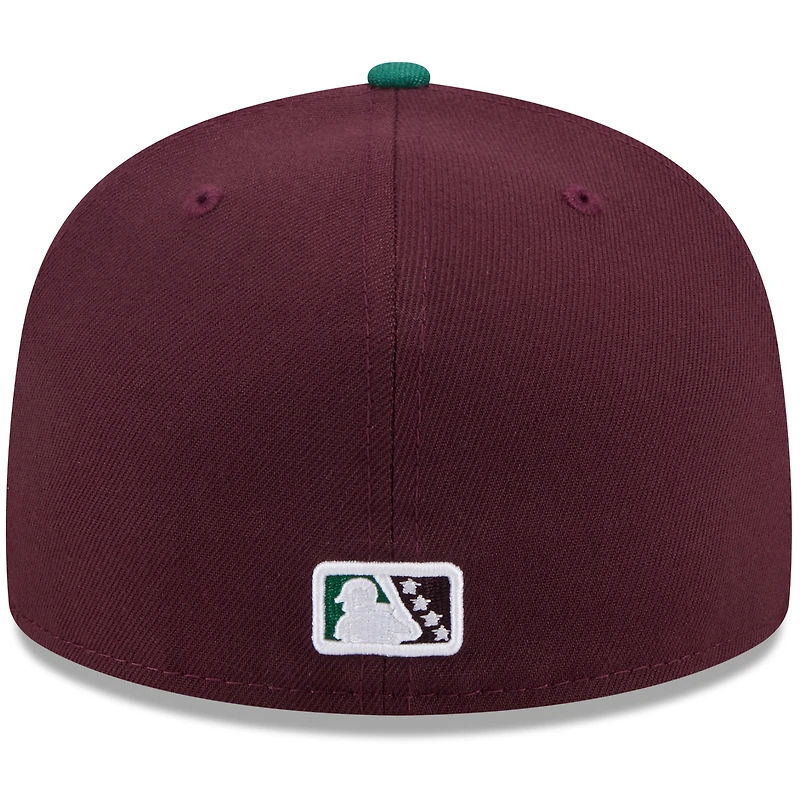Men's New Era  Maroon Hudson Valley Renegades Theme Nights 59FIFTY Fitted Hat