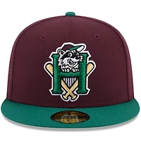 Casquette ajustée 59FIFTY violette Hudson Valley Renegades pour homme de New Era