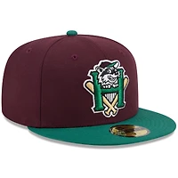 Casquette ajustée 59FIFTY violette Hudson Valley Renegades pour homme de New Era