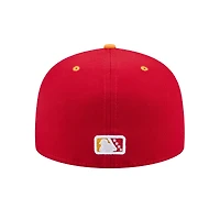 Casquette ajustée 59FIFTY pour homme New Era Hudson Valley Renegades Theme Nights rouge