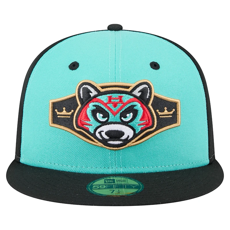 Men's New Era Light Blue/Black Hudson Valley Renegades Copa de la Diversión 59FIFTY Fitted Hat