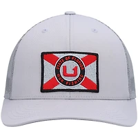 Casquette Huk grise State of Florida Trucker Snapback pour homme