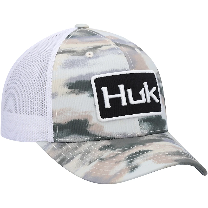 Men's Huk Khaki Edisto Trucker Snapback Hat