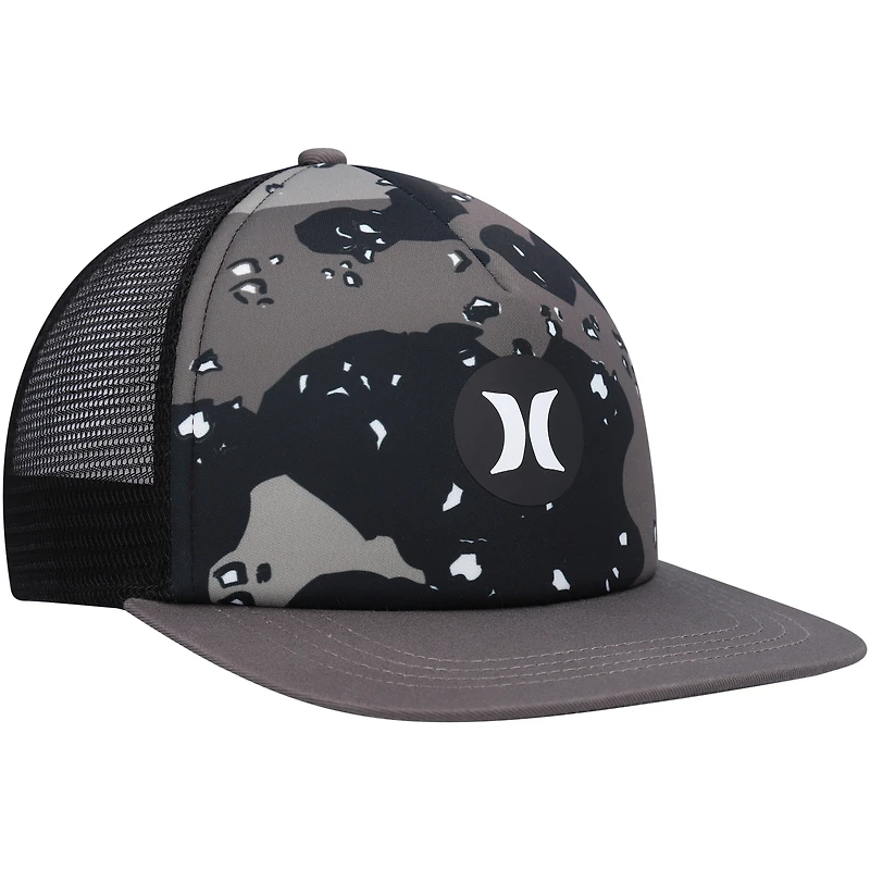 Men's Hurley  Anthracite/Black Balboa Trucker Snapback Hat