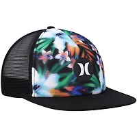 Men's Hurley Black Balboa Trucker Snapback Hat