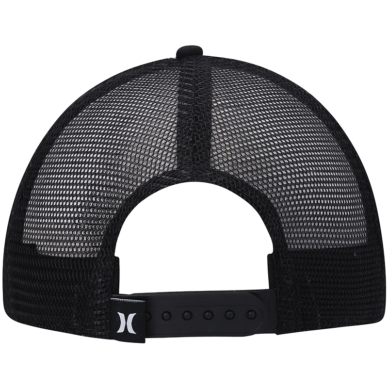 Men's Hurley Black Balboa Trucker Snapback Hat