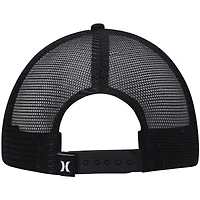 Men's Hurley Black Balboa Trucker Snapback Hat
