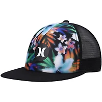 Men's Hurley Black Balboa Trucker Snapback Hat