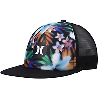 Hurley Black Balboa pour homme - Casquette de camionneur Snapback