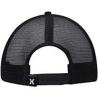 Hurley Black Balboa pour homme - Casquette de camionneur Snapback