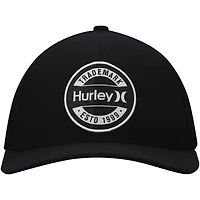 Men's Hurley Black Charter Trucker Snapback Hat