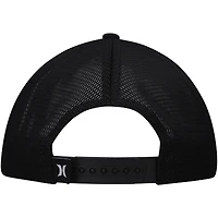 Men's Hurley Black Charter Trucker Snapback Hat