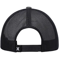 Hurley Black Icon Slash pour homme - Casquette de camionneur Snapback