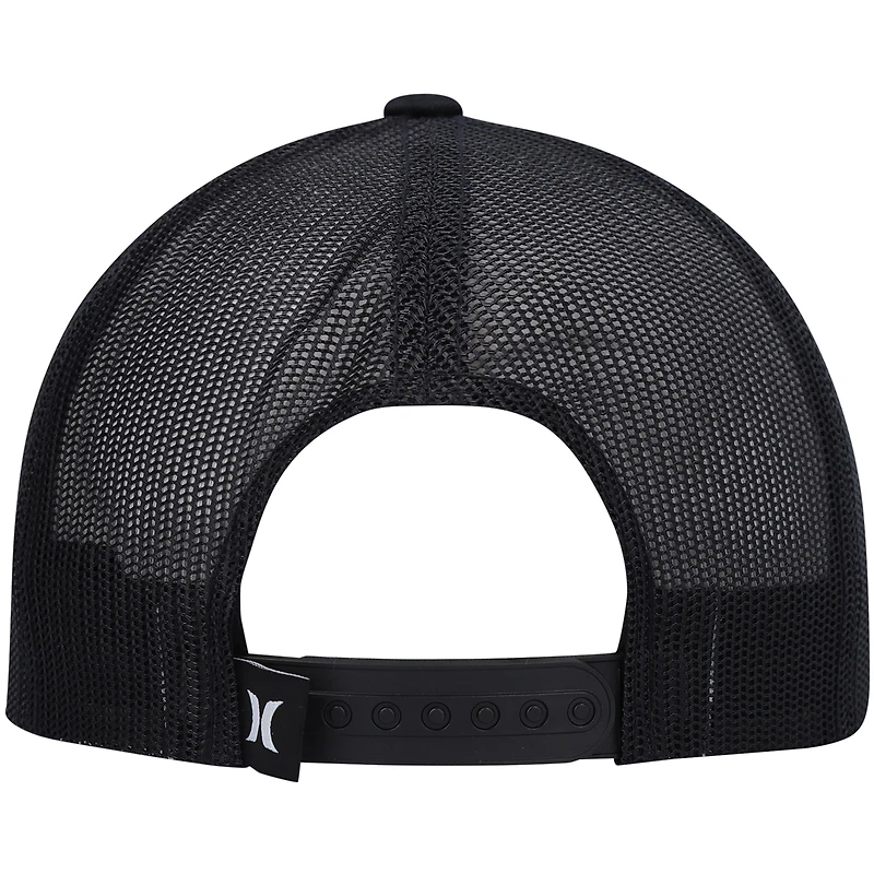 Men's Hurley Black Logo Pride Icon Trucker - Snapback Hat