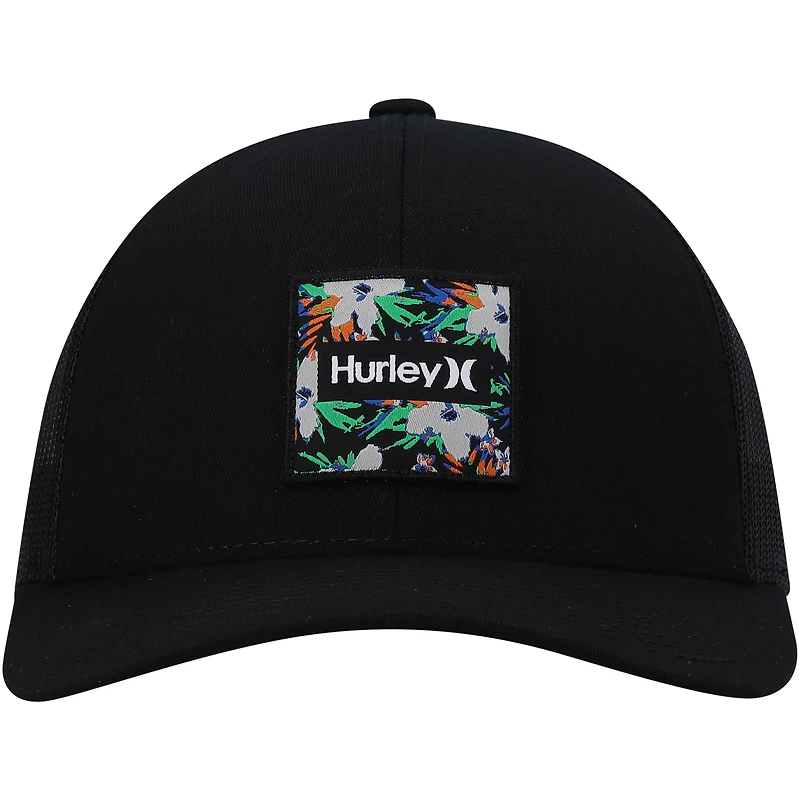 Men's Hurley Black Seacliff Trucker Snapback Hat