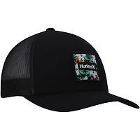 Men's Hurley Black Seacliff Trucker Snapback Hat