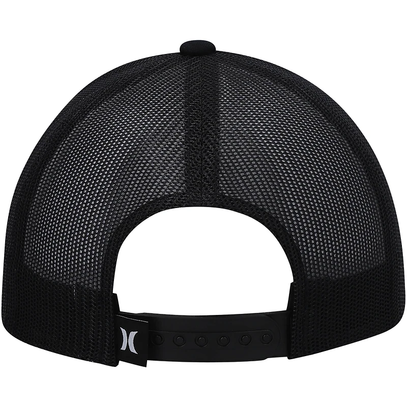 Men's Hurley Black Seacliff Trucker Snapback Hat