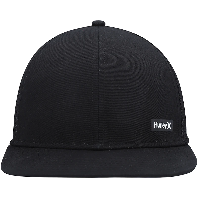 Casquette Snapback Hurley Black Supply Trucker pour hommes
