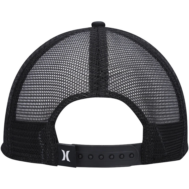 Casquette Snapback Hurley Black Supply Trucker pour hommes
