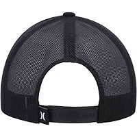 Men's Hurley Black Ultra Destination California Republic Trucker Snapback Hat