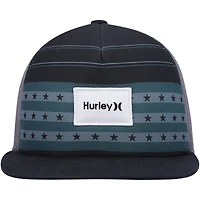Men's Hurley Black United Trucker Snapback Hat