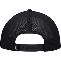 Men's Hurley Black Warner Trucker Snapback Hat