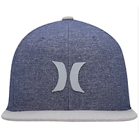 Men's Hurley Blue/Gray Phantom Core Snapback Hat