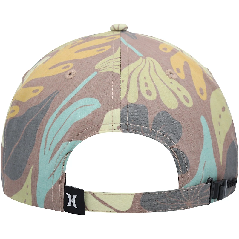 Casquette ajustable Hurley Brown Phantom Ridge avec fermeture éclair à l'arrière pour hommes