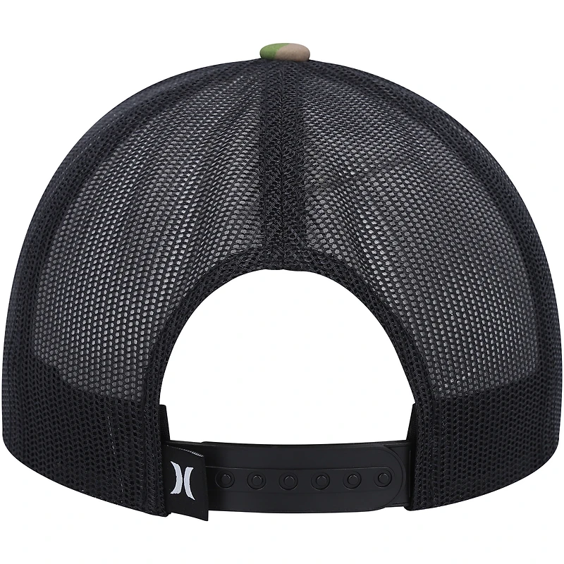 Men's Hurley Camo Fairway Trucker Snapback Hat