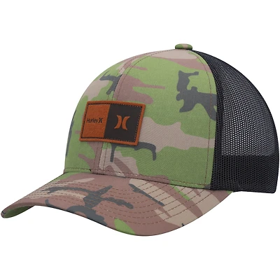 Men's Hurley Camo Fairway Trucker Snapback Hat