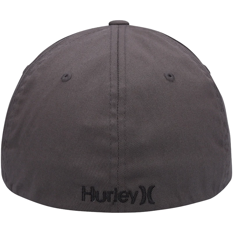 Men's Hurley Charcoal One & Only Tri-Blend Flex Hat