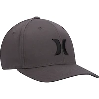 Men's Hurley Charcoal One & Only Tri-Blend - Flex Hat