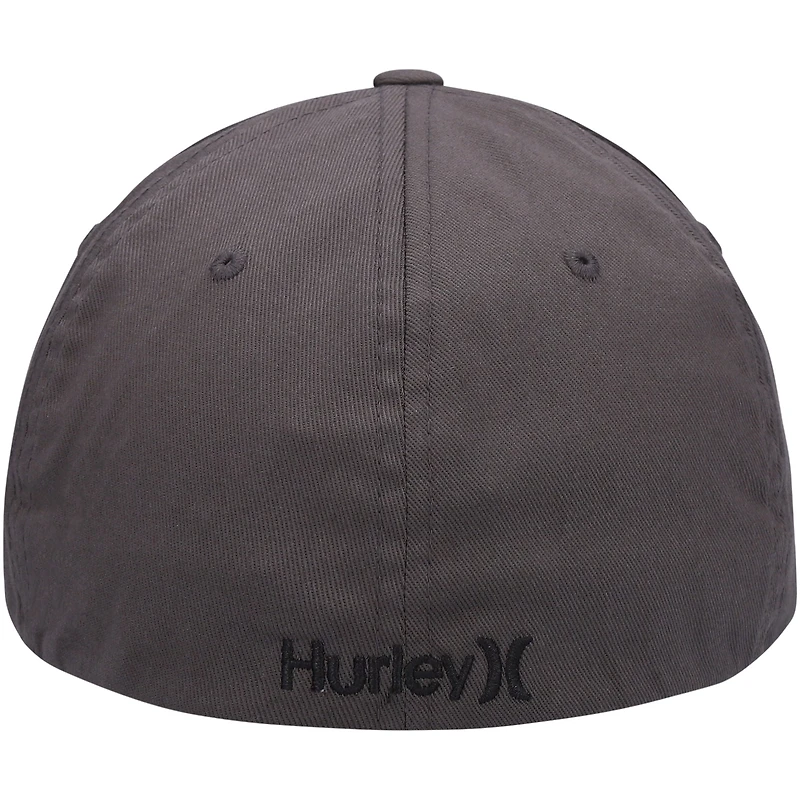 Men's Hurley Charcoal One & Only Tri-Blend - Flex Hat
