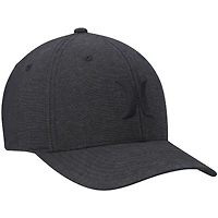 Casquette Hurley Graphite Logo Textures Flex pour homme