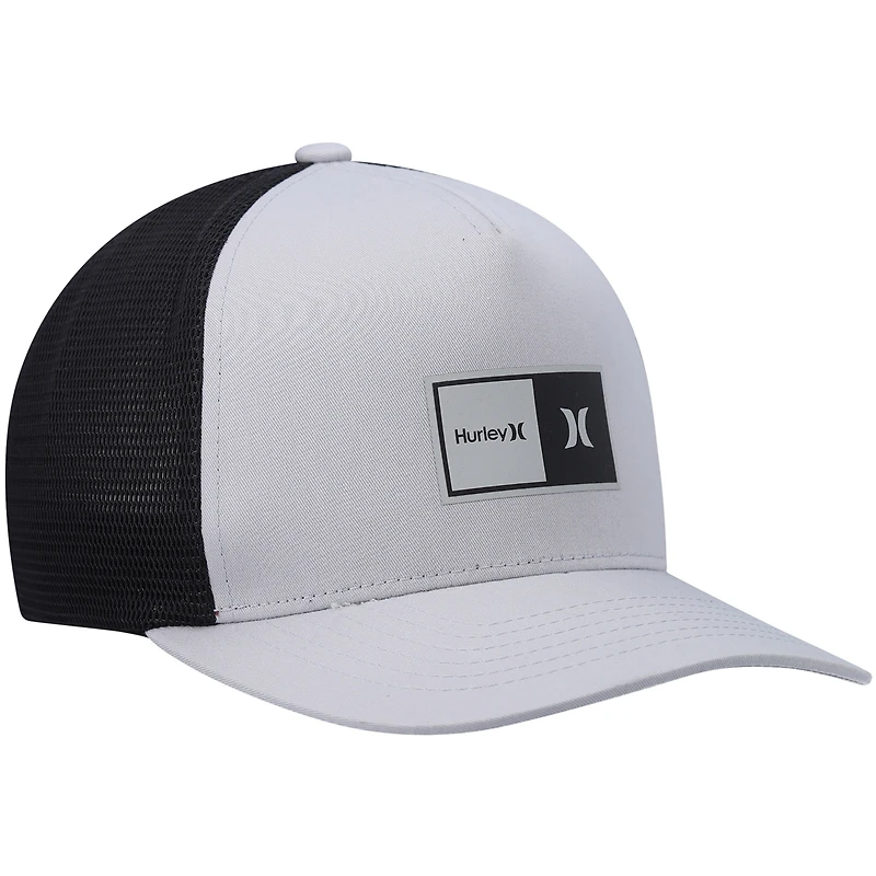 Men's Hurley Gray/Black 2.0 Trucker Snapback - Hat