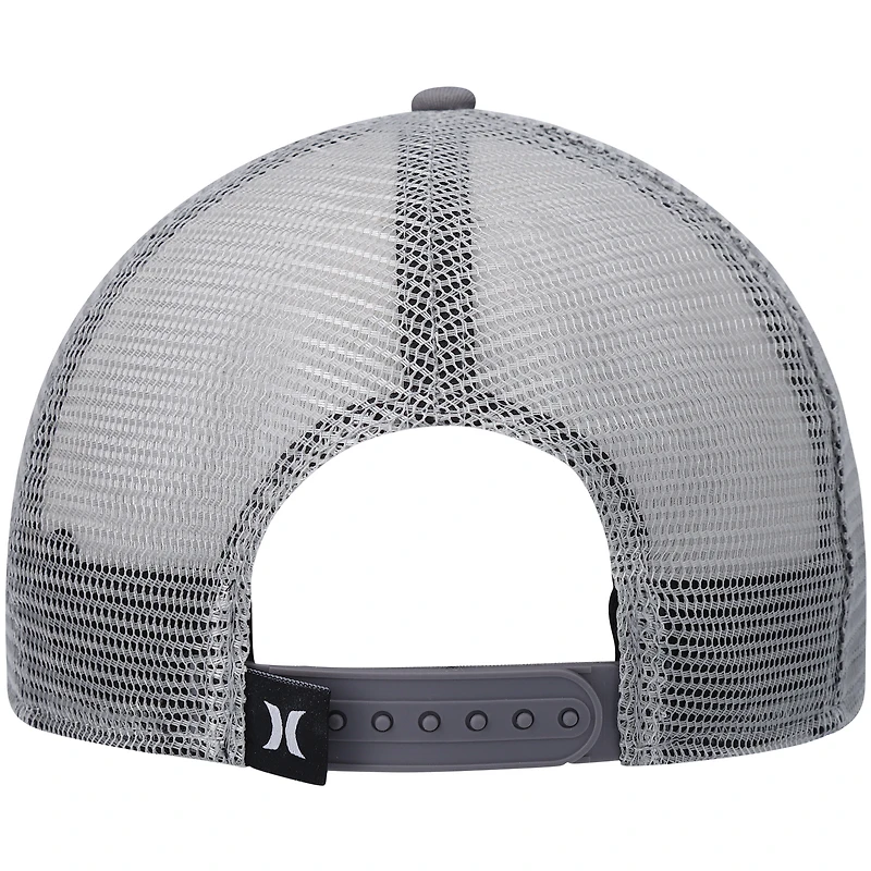 Men's Hurley Gray Balboa Trucker Snapback Hat