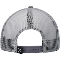Men's Hurley Gray Balboa Trucker Snapback Hat