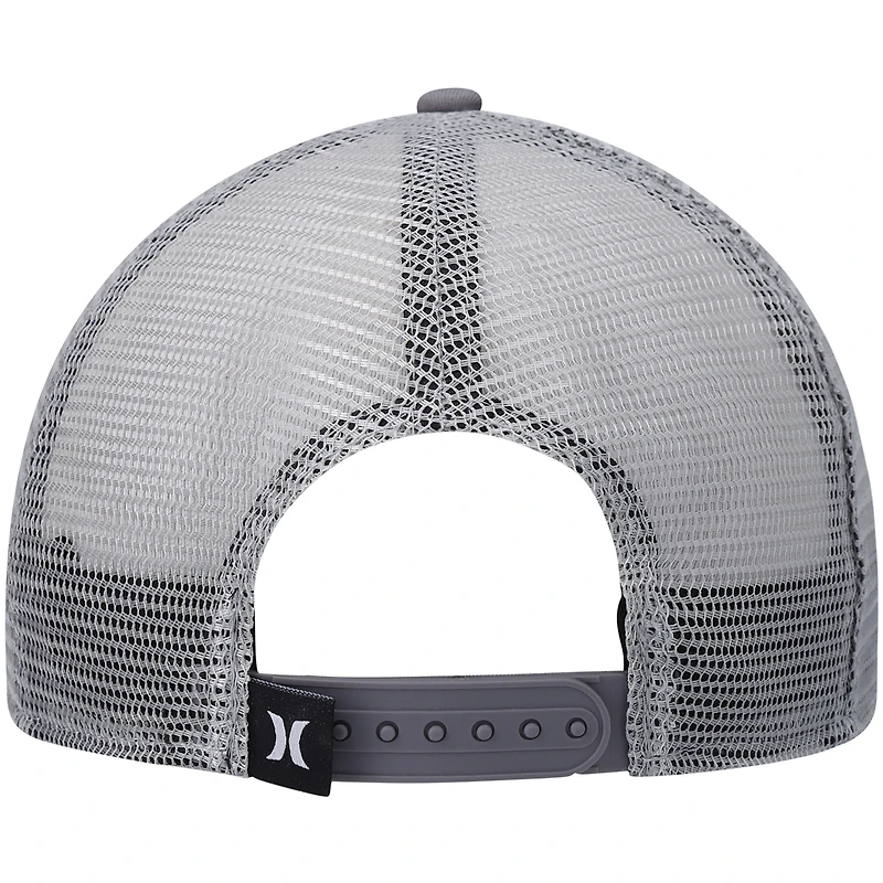 Hurley Grey Balboa pour homme - Casquette de camionneur Snapback