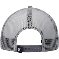 Hurley Grey Balboa pour homme - Casquette de camionneur Snapback