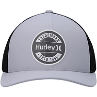Men's Hurley Gray Charter Trucker Snapback Hat